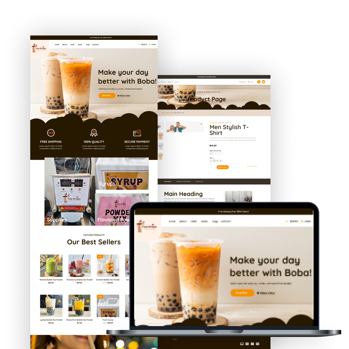 Tea Drops & Boba Supplies